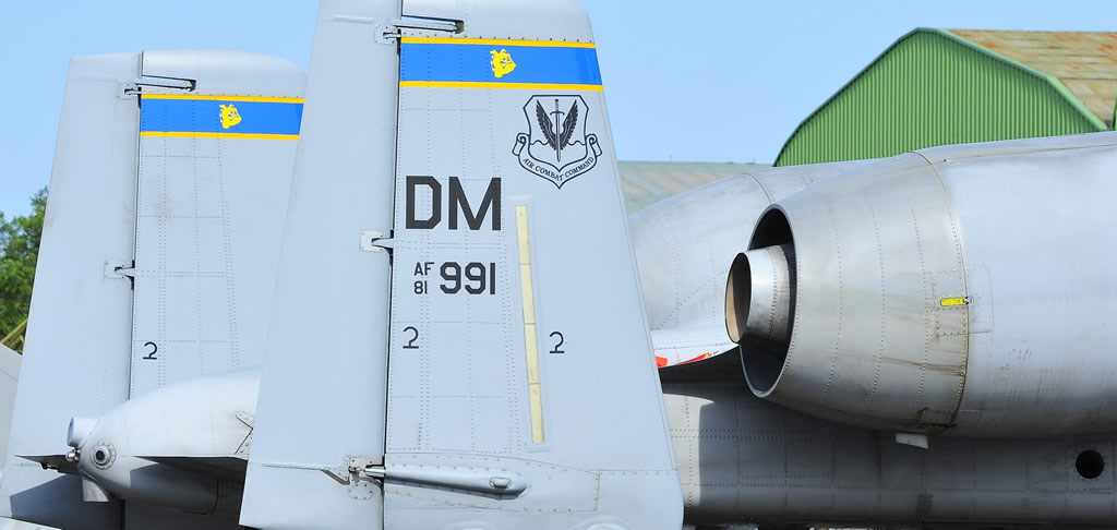 U.S. Air Force A-10 Thunderbolt 81-991 on tour in France